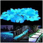 Glowing Stone White Pebbles in The Dark, Stone Used for Indoor and Outdoor Decoration of Garden Aquarium Fish Tank Sidewalk Flower Pots (Size : 500PCS) - Image 3
