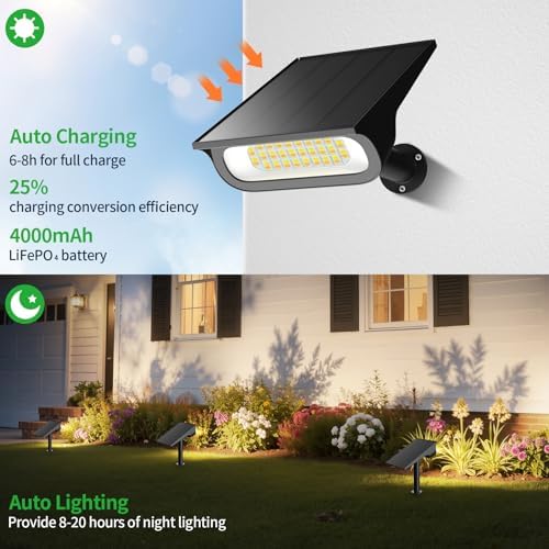 Lightonight Solar Spot Lights Outdoor 4 Pack - Image 3