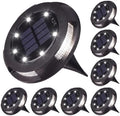 8 Pack Solar Ground Lights Uplight Sidelight 4000K Driveway Lights by MULANDI