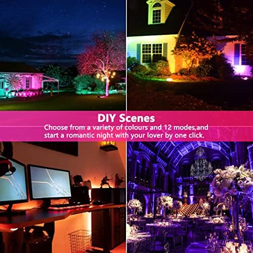 MELPO Led Flood Light 30W, 300W Equivalent Outdoor Color Changing Lights - Image 5