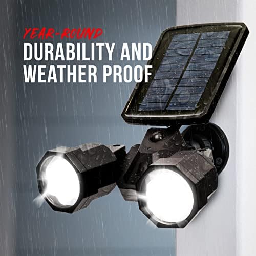 Bell+Howell Bionic Spotlight Duo Deluxe Solar Lights: Effortless Outdoor Illumination, Motion Sensor, Super Bright LEDs, Waterproof Landscape Lights for Patio, Yard, Garden- No Batteries Required! - Image 6