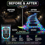 Colorful Glow-in-the-Dark Garden Stones - Solar Luminous Pebbles Night Guide Rocks Outdoor, Magical Glowing Stones for Garden Path, Walkway, Landscaping, Fish Tank Aquarium Decor (Blue,1000pcs) - Image 3