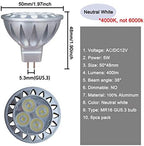 ALIDE MR16 GU5.3 Led Landscape Bulbs 12V Low Voltage 4000K Neutral White - Image 3