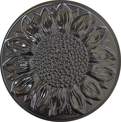 Sunflower Plastic Mold Stepping Stone Garden Path Concrete Plaster #S18 - Image 4