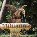 Dragon Water Fountain Décor, Resin Garden Dragon Statue Fountain, Vintage Dragon Waterfall Fountain Sculpture, Vivid Dragon Fountain Ornament for Outdoor Yard Garden by Unknown