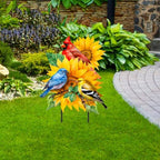 Briarwood Lane Summer Metal Art 16x18 Birds in the Garden for Summer Metal Art - Image 3