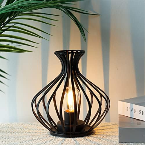 JHY DESIGN Decorations Outdoor Table Lamp Nightlight 7.5''High Modern Style Battery Powered Lamp with 6-Hours Timer Feature Decorative Bedside Lamp for Room Indoor Outdoor Table Garden Party - Image 5