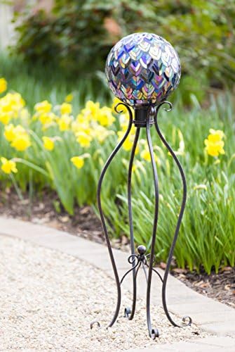 Evergreen Garden Classic Iron Gazing Ball Stand - Image 4
