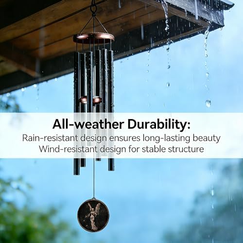 34" Angel Wind Chimes for Outside, Gifts for Women Mom Grandma - Image 2
