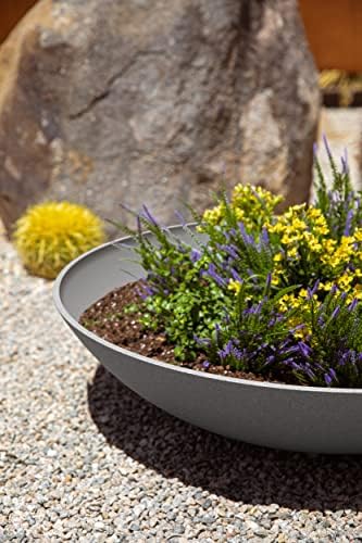 Veradek Mason Series Lane Bowl - Large Outdoor Bowl Planter - Image 5
