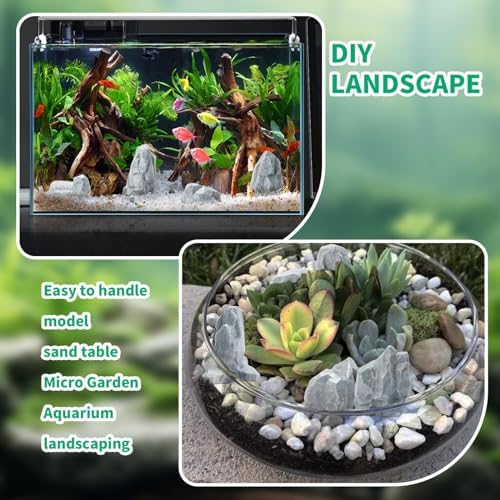 Warmtree 10Pcs Fake Rock+10 Pcs Simulation Miniature Rockery - Image 6