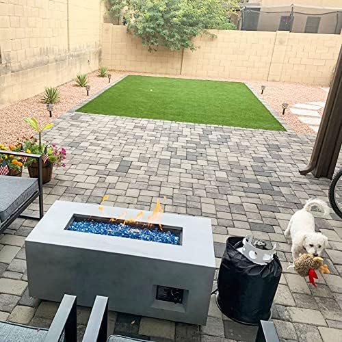 GRISUN 20 Lbs Fire Glass 1/2 Inch for Fire Pit, Pacific Ocean Blue - Image 5