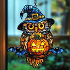 Owl Witch Mosaic Effect Acrylic Suncatcher by AVAGAN