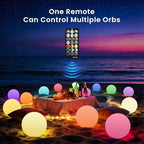 LOFTEK Pool LED Light Ball, 12-inch Rechargeable Sphere Orb Lamp w/Remote - Image 4