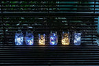 Solar Mason Jar Lights, 12 Pack 30 LED Fairy Star Firefly String Lids Lights with 12 Hangers for Patio Yard Garden Party Wedding Christmas Decoration(Jars Not Included) (12 Pack, Cool White) - Image 7