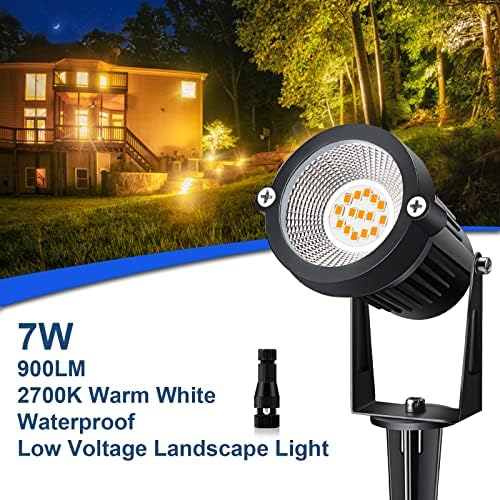 10-Pack Voltage Landscape Lighting with Spike and Connector - Image 2