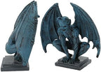 Focket Gargoyle Statue, Large Resin Material Polished Surface Sturdy Weather Outdoor Gargoyle Statues, Winged with Gothic Garden Scary Sculpture for Garden - Image 2