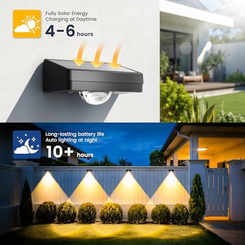 Solar Fence Lights Outdoor Waterproof, Fence Lights Solar Powered 20 Pack - Image 5