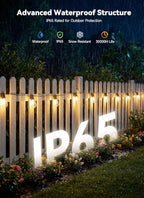 Minetom 101FT Outdoor String LED Patio Lights Waterproof,Shatterproof S14 Vintage Edison Bulbs,Commercial Grade Outside Hanging Lights Waterproof for Porch Deck Garden Backyard Balcony Cafe Bistro - Image 5