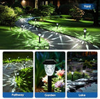 GIGALUMI Cool Outdoor Solar Garden Path Lights, Waterproof 16PK - Image 4
