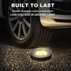Low Voltage Landscape Well Lights, Outdoor LED Ground Lights for Garden, Lawn, Backyard, Patio Walkway (3.7Inch 8Pack) Black 3000k Warm White - Image 2