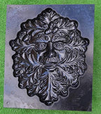 Mold Sculpture DIY Green Man FACE Plaque Old Man Modern Art Tree Wood Spirit Faces Greenman (D29) - Image 7