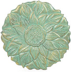 Sungmor Vintage Cast Iron Lotus Stepping Stone,Vintage Green by Sungmor