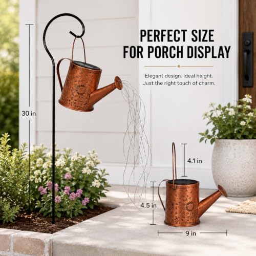 Solar Watering Can Light, LED String Lantern, Sunflower Bee Yard Decoration - Image 5