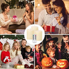 3x4 inch Flameless Candles: Realistic Flameless LED, Battery-Powered Pillar Candles with Remote & Timer, Fake Candles for Fall Decor, (Ivory, 3"*4"-3pcs) - Image 6