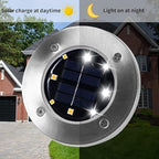 INCX Solar Lights Outdoor Waterproof, Warm White, 16 Pack Ground Lights - Image 4