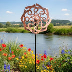 Garden Wind Spinner Outdoor Metal Yard Sculpture for Patio Lawn - Image 4