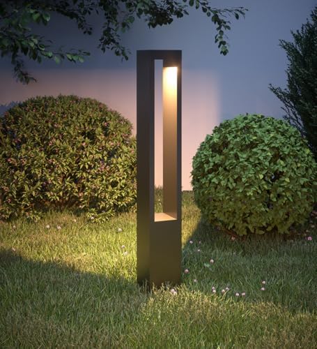 Modern LED Landscape Path Lights - Waterproof Aluminum Walkway Bollard Lighting Fixture for Garden, Patio, Porch, Courtyard - IP54 Outdoor Pathway Lighting - Image 3