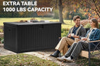 YITAHOME 260 Gallon Double-Wall Deck Box with Divider & Side Handles - Image 4