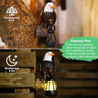 Solar Eagle Tree Decor Outdoor, Hanging Eagle Statue with Lantern - Image 5