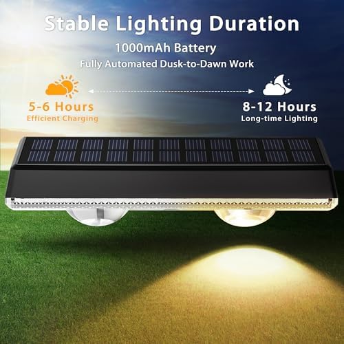 Solar Fence Lights Outdoor - 16 Pack RGB Fence Lights Solar Powered, 7 Color Modes & Warm White, IP67 Waterproof Dusk to Dawn Solar Powered Lights 12+ Hours for Fence/Backyard/Wall/Step/Patio/Deck - Image 3