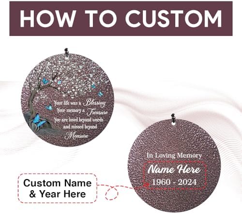 Personalized Wind Chimes Sympathy Gifts for Loss Loved Ones - Image 3