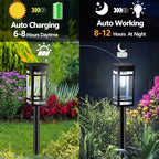 EXCMARK 12 Pack Solar Pathway Lights Outdoor Waterproof, Cool White - Image 5