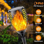 XIHAMA Solar Garden Flame Light - Waterproof Outdoor Solar LED Dancing Flame Torch, Flickering Torch for Garden Decoration, Lawn Path, Yard and Patio Light (4 Pack) - Image 3