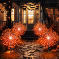 Tujoe 4 Pack Halloween Solar Decoration Outdoor Firework Lights, Orange by Tujoe