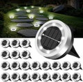 SenLuKit 24 Pack 2.1 inch Mini Solar Ground Lights Outdoor（Cool White） by SenLuKit