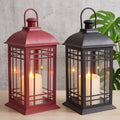 Wallsky Lanterns Decorative Indoor with LED Flickering Flameless Candles by Wallsky