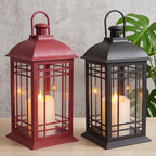 Wallsky Lanterns Decorative Indoor with LED Flickering Flameless Candles by Wallsky
