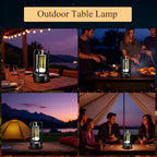 Cordless Table lamp, 4000mAh Battery Rechargeable Lamp (Black-2) - Image 5