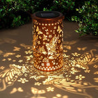 DIBIEECN Birthday Gifts for Women Mom Grandma Wife, Solar Lanterns Outdoor Waterproof, Metal Hanging Lights Garden Decor, LED Decorative Lantern for Patio Porch Backyard, Fairy, 1 Pack - Image 2