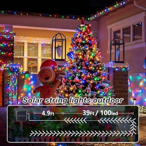 SyouHome Solar String Lights Outdoor, 6 Pack 600 LED Solar Christmas Lights - Image 6