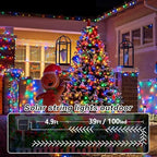 SyouHome Solar String Lights Outdoor, 4 Pack 400 LED Solar Christmas Lights - Image 6