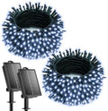 Brightown 2 Pack Solar Christmas String Lights Outdoor, Total 144ft 400 LED by Brightown