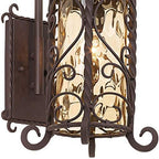 Casa Seville 18 1/2" High Iron Scroll Rustic Outdoor Wall Light Fixture - Image 3