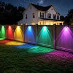 Solar Fence Lights Outdoor,RGB Color Changing Lights,18-20H,12 Pack - Image 5