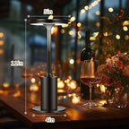 Modern Cordless Table Lamp Set of 2, Black Portable LED Desk Lamps - Image 3